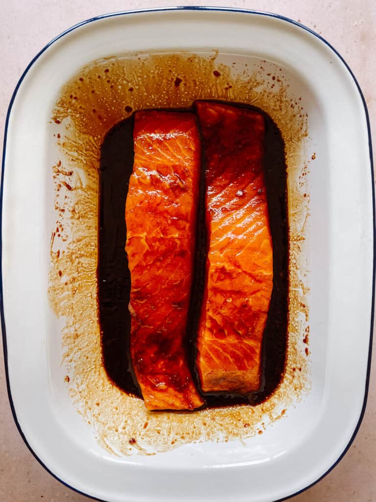 honey soy salmon marinading