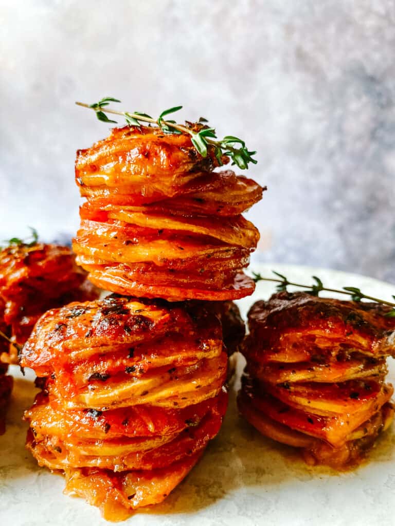 pepperoni pizza potato stackers