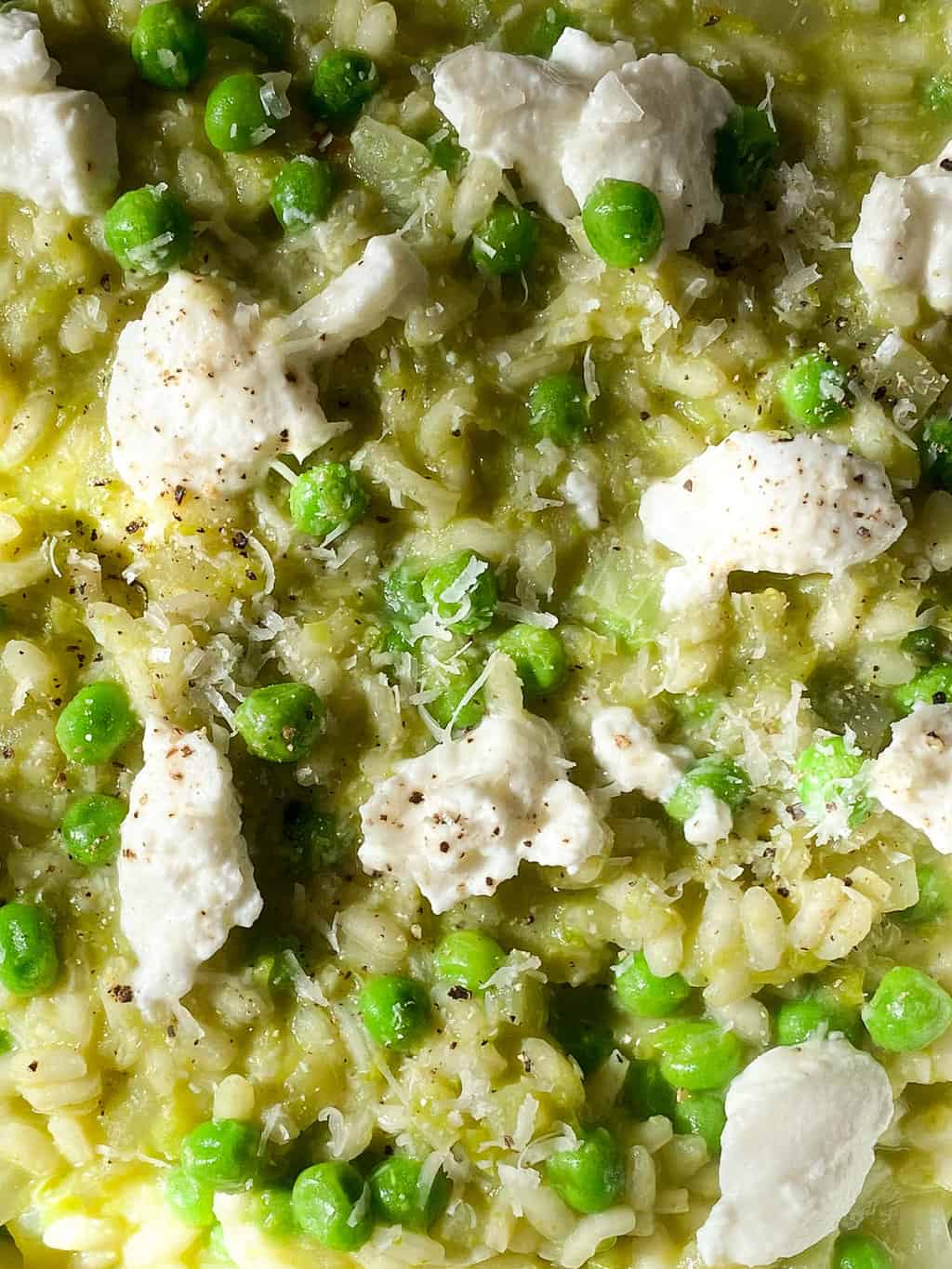 Easy Pea Risotto - Season and Celebrate