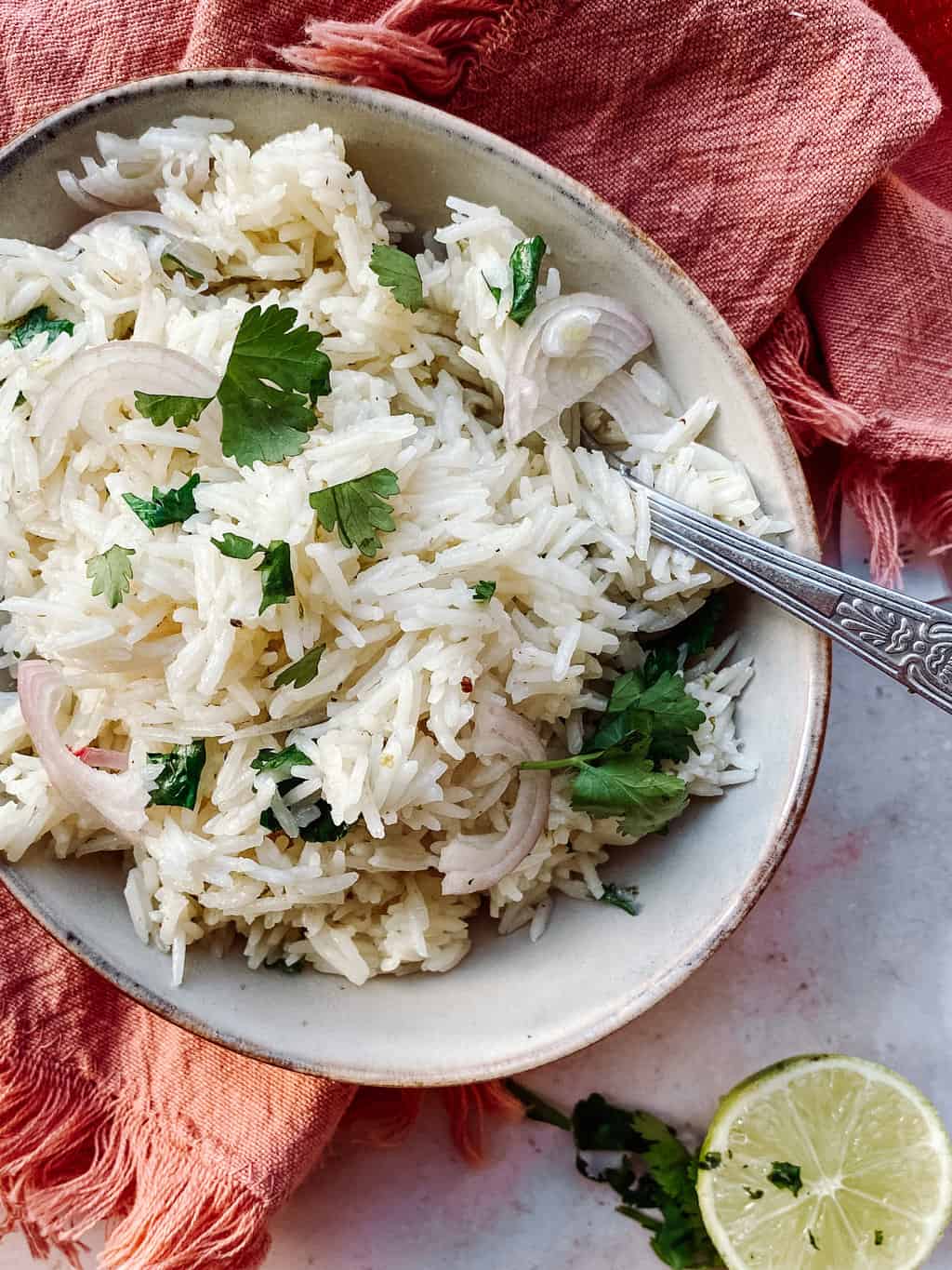 coriander and lime rice