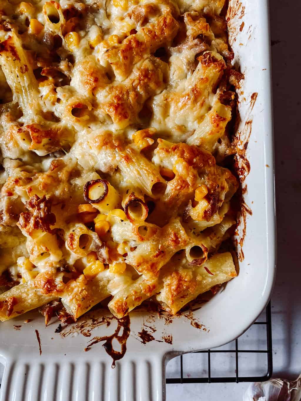 cheesy tuna pasta bake